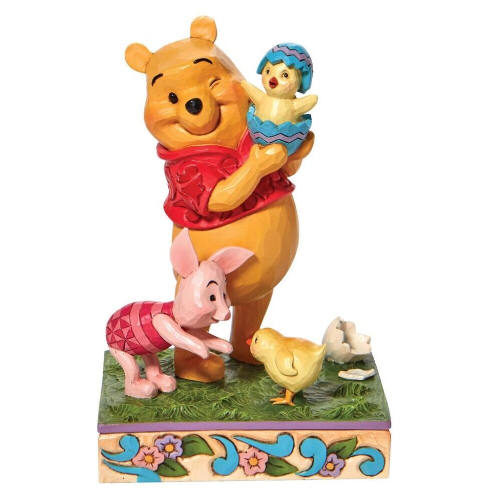 Jim Shore Disney Traditions A Spring Surprise Pooh & Piglet with Chick Figurine